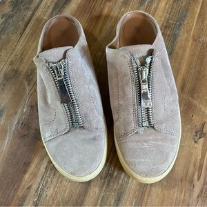 Frye Lena Zip Low Slip On Sneakers